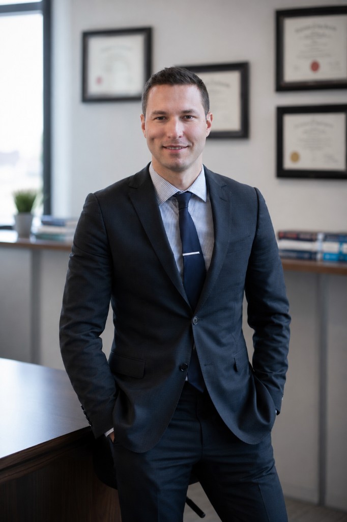 Dr. Tomas J. Saun in his office